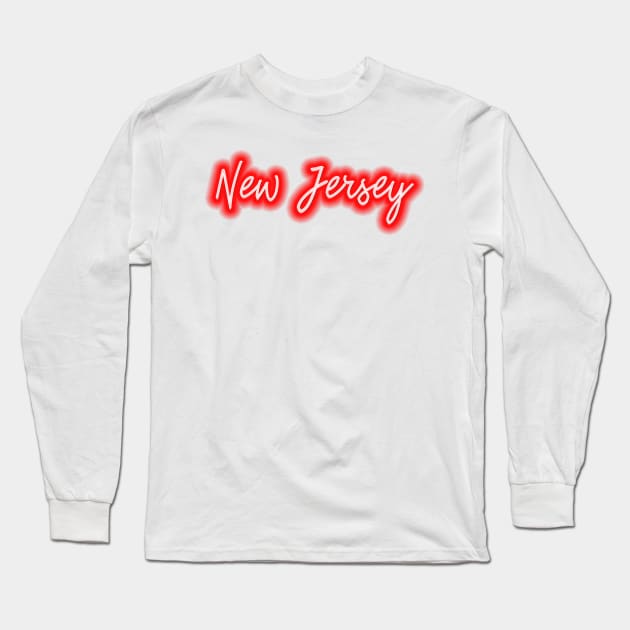 New Jersey Long Sleeve T-Shirt by arlingjd